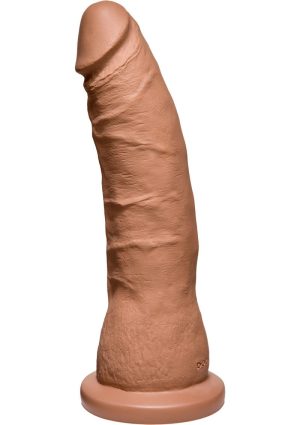 Platinum Premium Silicone The Tru Ride Slim Dildo 7in - Caramel