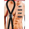 Ram Squeezer Cocktie Adjustable Cock Ring - Black