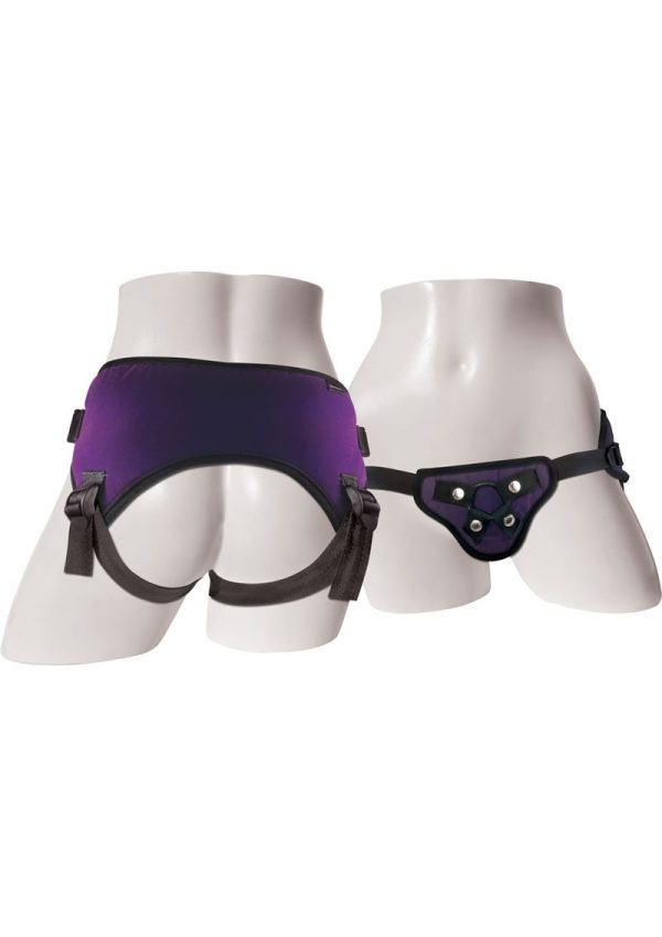 Sportsheets Lush Strap-On Harness - Purple