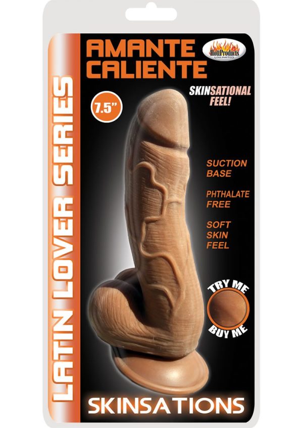 Skinsations Amante Caliente 7.5in - Caramel