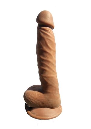 Skinsations Papasito Dildo 8in - Caramel