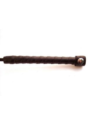 Rouge Fifty Times Hotter Leather Riding Crop - Black