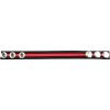 Rouge Leather Adjustable Cock Strap - Black and Red