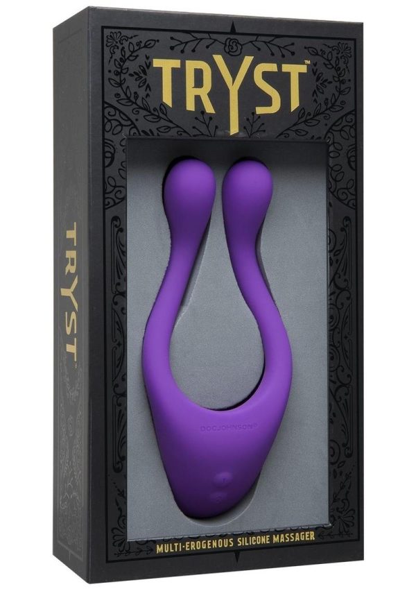 Tryst Rechargeable Multi Erogenous Zone Silicone Massager - Purple