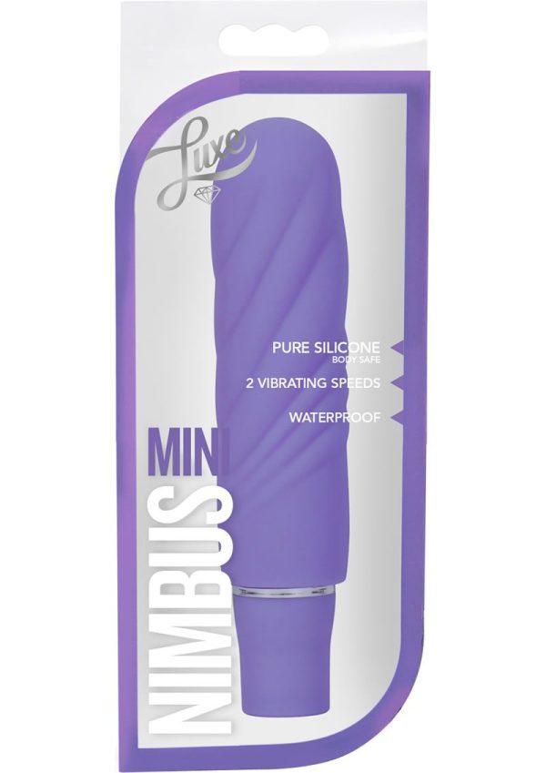 Luxe Nimbus Silicone Mini Vibrator - Periwinkle