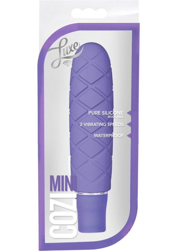 Luxe Cozi Silicone Mini Vibrator - Periwinkle