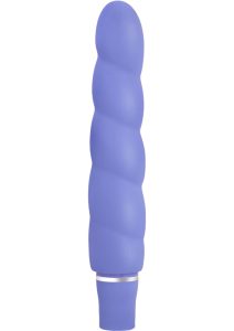 Luxe Anastasia Silicone Vibrator - Periwinkle