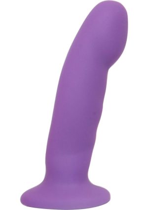 Luxe Cici Silicone Dildo 6.5in - Purple