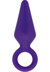 Luxe Candy Rimmer Silicone Butt Plug - Small - Purple