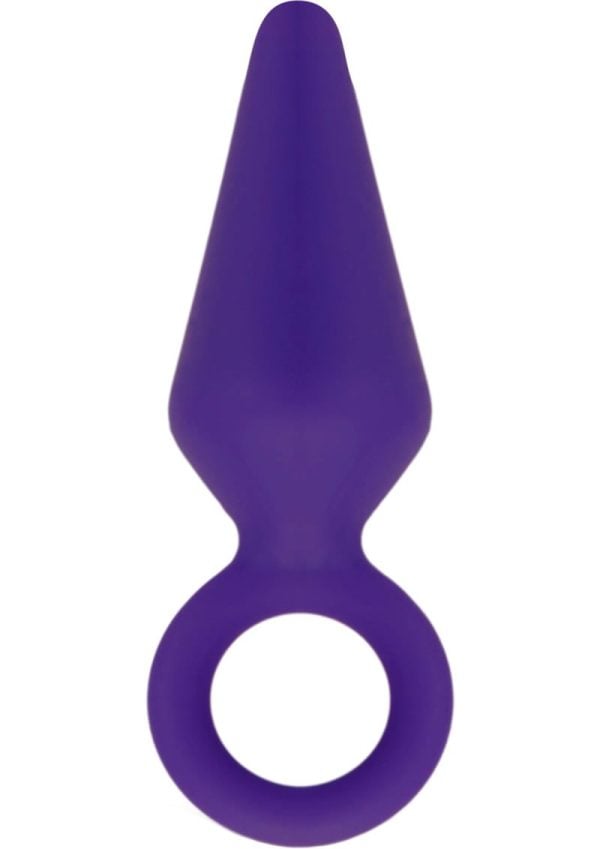 Luxe Candy Rimmer Silicone Butt Plug - Small - Purple