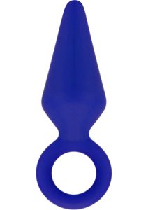 Luxe Candy Rimmer Silicone Butt Plug - Small - Indigo