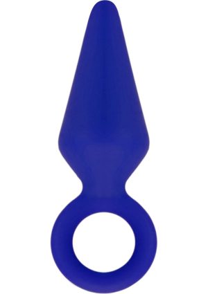 Luxe Candy Rimmer Silicone Butt Plug - Small - Indigo