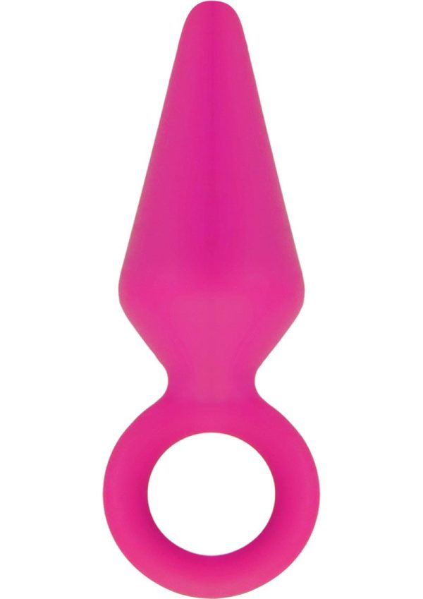 Luxe Candy Rimmer Silicone Butt Plug - Medium - Pink