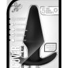 Luxe Discover Silicone Vibrator Butt Plug - Black