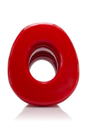 Oxballs Pig-Hole-3 Large Silicone Hollow Butt Plug - Red