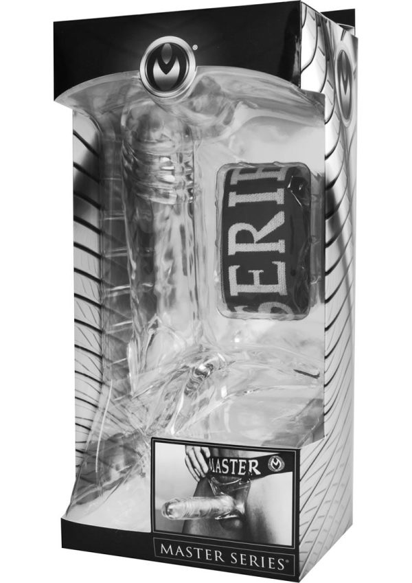 Master Series Grand Mamba XL Style Cock Sheath - Silver
