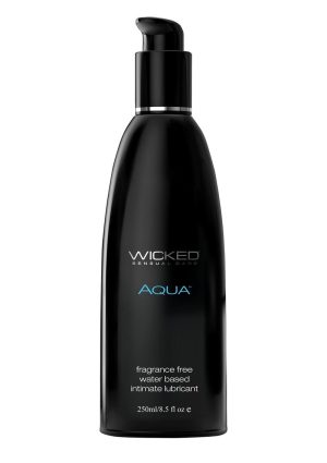 Wicked Aqua Water Based Lubricant Fragrance Free 8.5oz