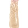 Dr. Skin Silver Collection Cock Vibe 3 Vibrating Dildo 7.25in - Vanilla