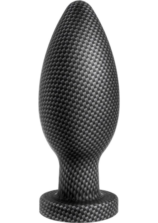 Spark Silicone Butt Plug - Small - Carbon Fiber