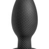 Spark Silicone Butt Plug - Large - Carbon Fiber
