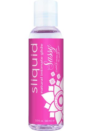 Sliquid Naturals Sassy Intimate Gel Water Based Anal Lubricant 2oz