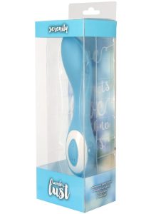 Wonderlust Serenity Rechargeable Silicone Vibrator - Blue