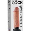 King Cock Vibrating Dildo 6in - Vanilla