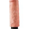 King Cock Vibrating Dildo 6in - Vanilla