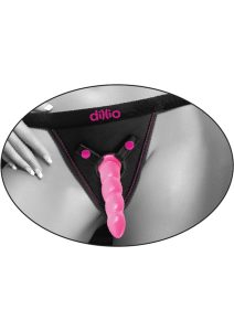 Dillio Perfect Fit Harness - Black/Pink