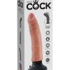 King Cock Vibrating Dildo 7in - Vanilla
