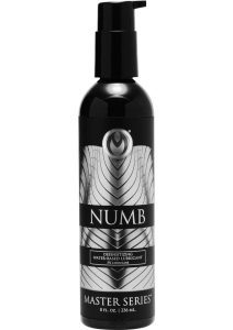 Master Series Numb Desensitizing Lubricant with Lidocaine 8oz