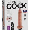 King Cock Squirting Dildo 7in - Vanilla
