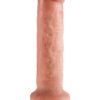 King Cock Squirting Dildo 7in - Vanilla