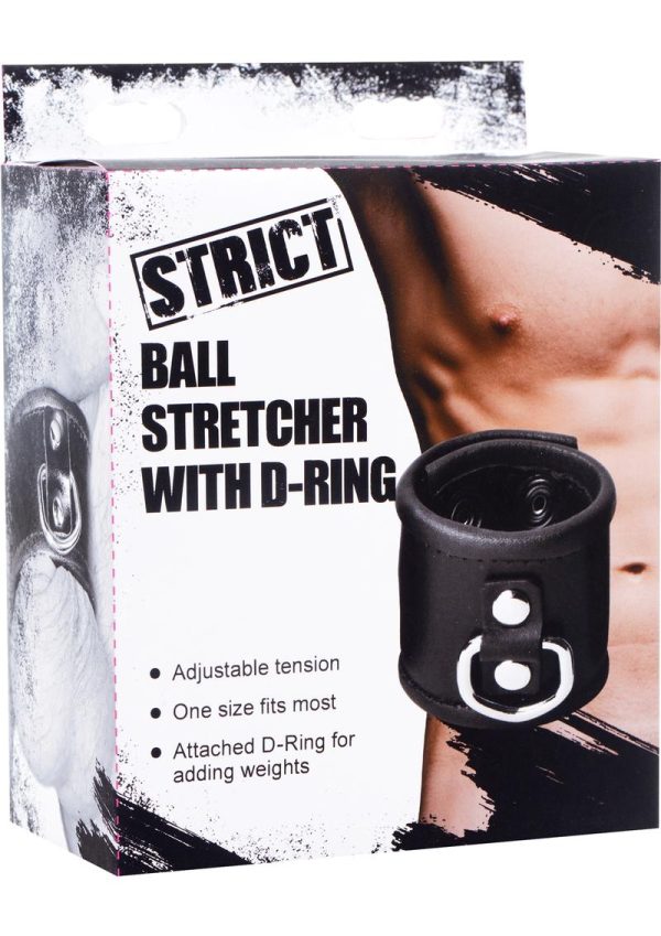 Strict Ball Stretcher with D-Ring - Black