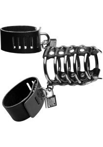 Strict Gates of Hell Chastity Device - Black