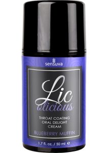 Licolicious Throat Coating Oral Delight Cream Blueberry Muffin 1.7oz