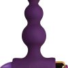 Petite Sensations Bubbles Silicone Vibrating Butt Plug - Purple