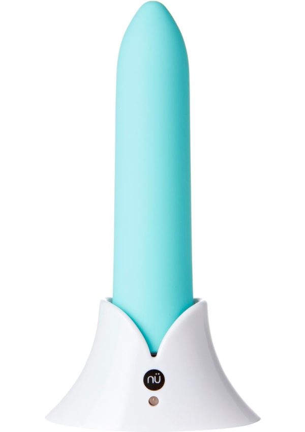 Nu Sensuelle Point Rechargeable Silicone Bullet - Teal Blue