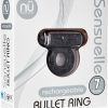 Nu Sensuelle Bullet Ring Rechargeable Vibrating Cock Ring - Black