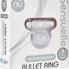 Nu Sensuelle Bullet Ring Rechargeable Vibrating Cock Ring - Clear