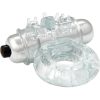 Nu Sensuelle Bullet Ring Rechargeable Vibrating Cock Ring - Clear