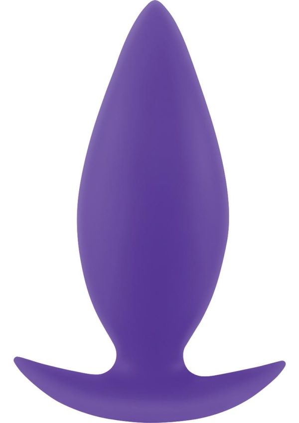 Inya Spade Silicone Butt Plug - Medium - Purple