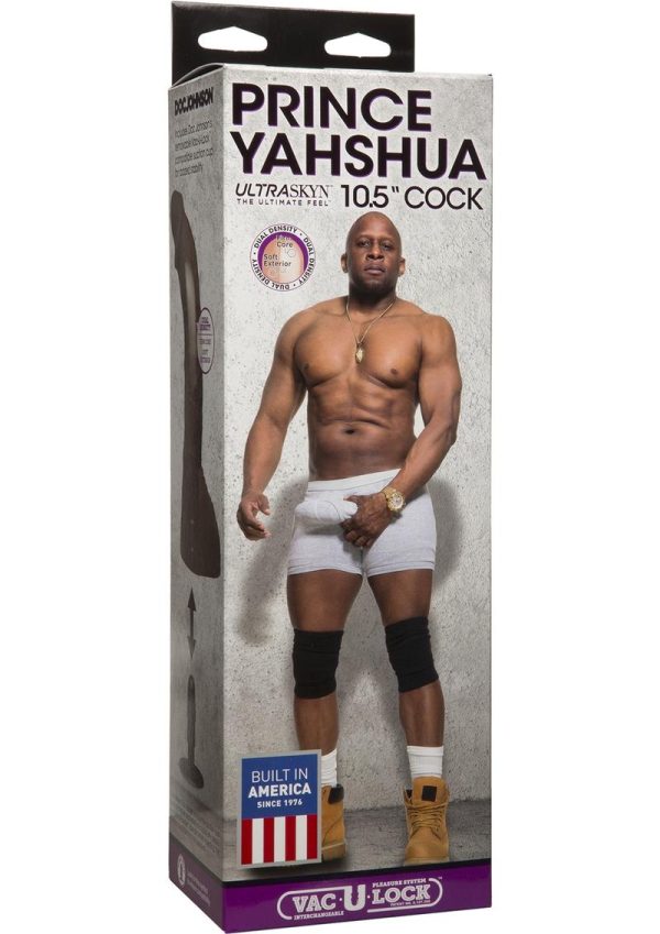 Signature Cocks Ultraskyn Prince Yahshua Dildo 10.5in - Chocolate