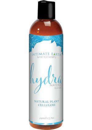 Intimate Earth Hydra Organic Water Based Glide Lubricant - Natural Plant Cellulose 8oz