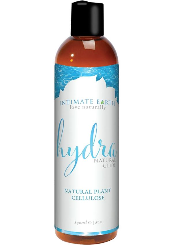 Intimate Earth Hydra Organic Water Based Glide Lubricant - Natural Plant Cellulose 8oz