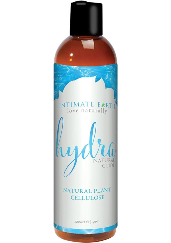 Intimate Earth Hydra Organic Water Based Glide Lubricant - Natural Plant Cellulose 4oz