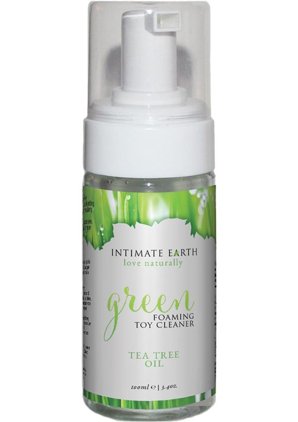 Intimate Earth Green Foaming Toy Cleaner Tea Tree Oil 3.4oz