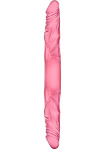 B Yours Double Dildo 14in - Pink