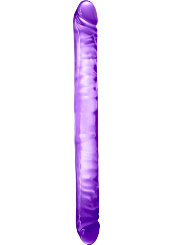 B Yours Double Dildo 18in - Purple