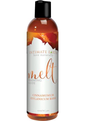 Intimate Earth Melt Warming Glide Lubricant Cinnamomum Zeylanicum Bark 4oz